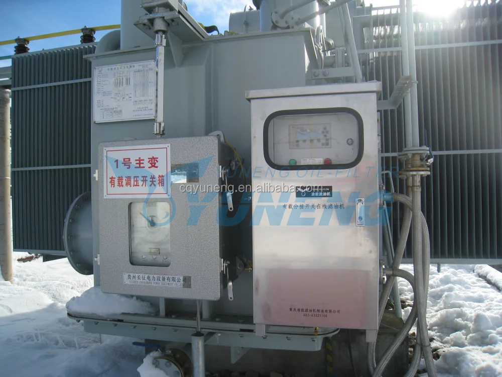 On Load Tap Changer Filter System OLTC Online Oil Filtration System
