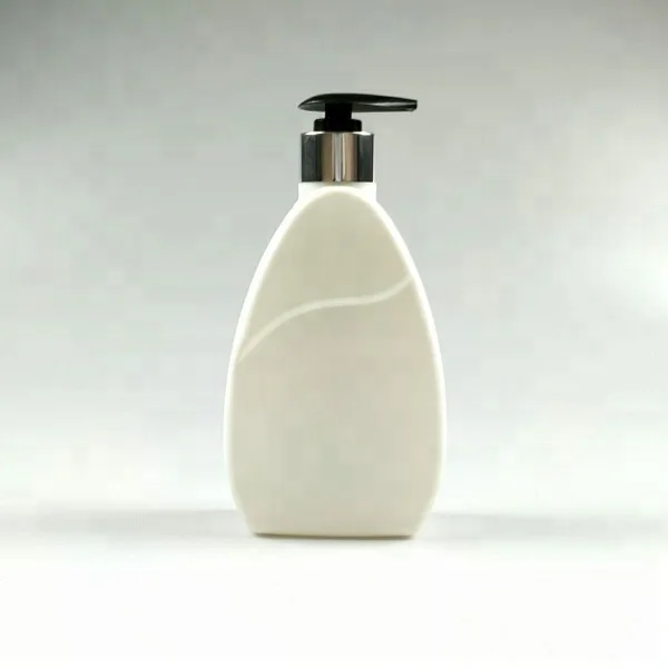 450ML Empty Plastic Shampoo Container Printed Plastic Cosmetic Packaging