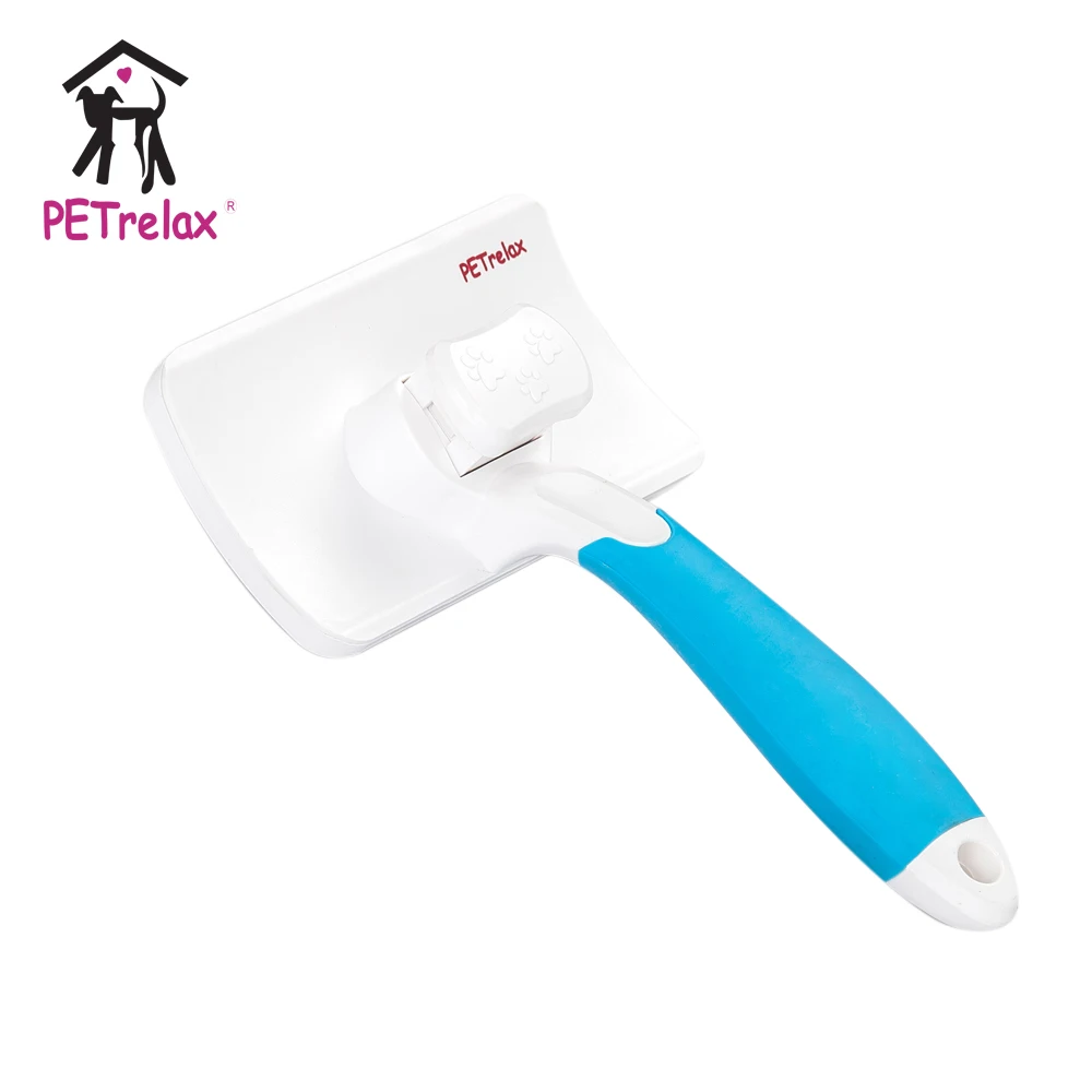 manufactory wholesale pet self cleaning brush,for dog and cat grooming comb