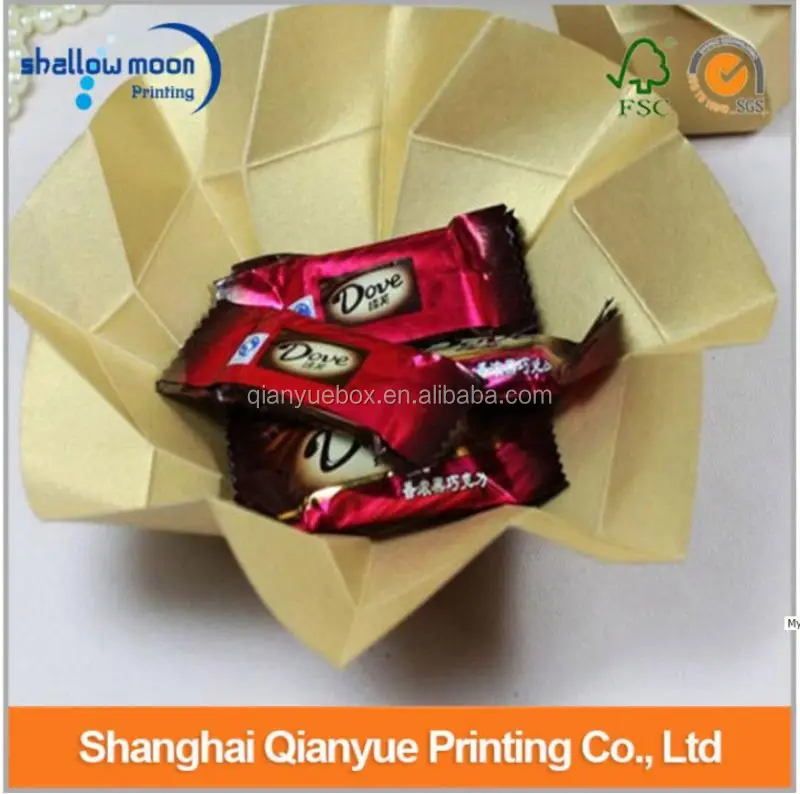 
Customized paper customize fancy candy origami box origami gift box 