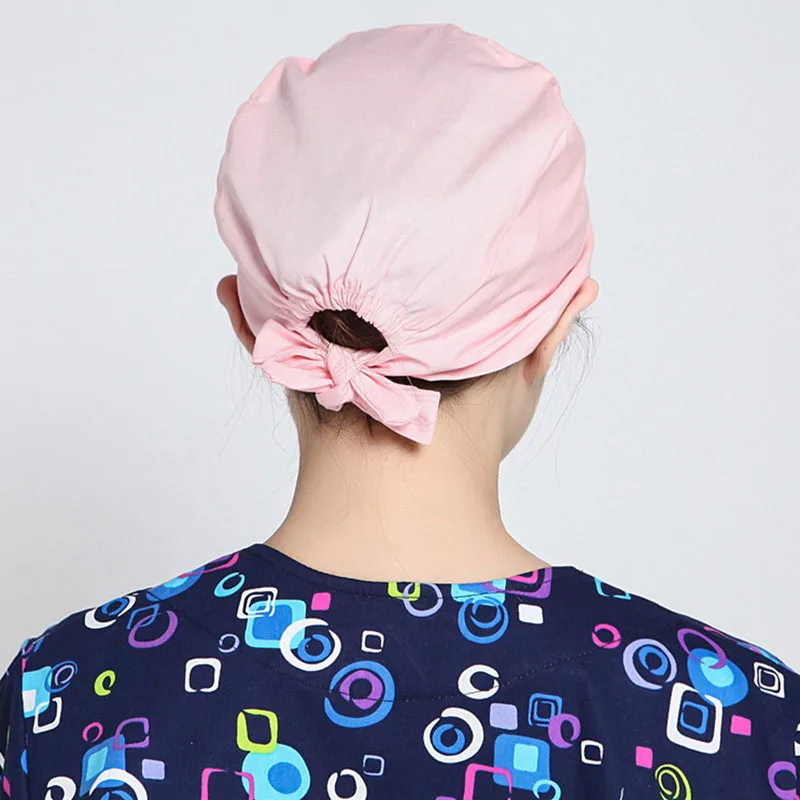 Scrub Hat Bouffant Scrub Cap One Size solid Color