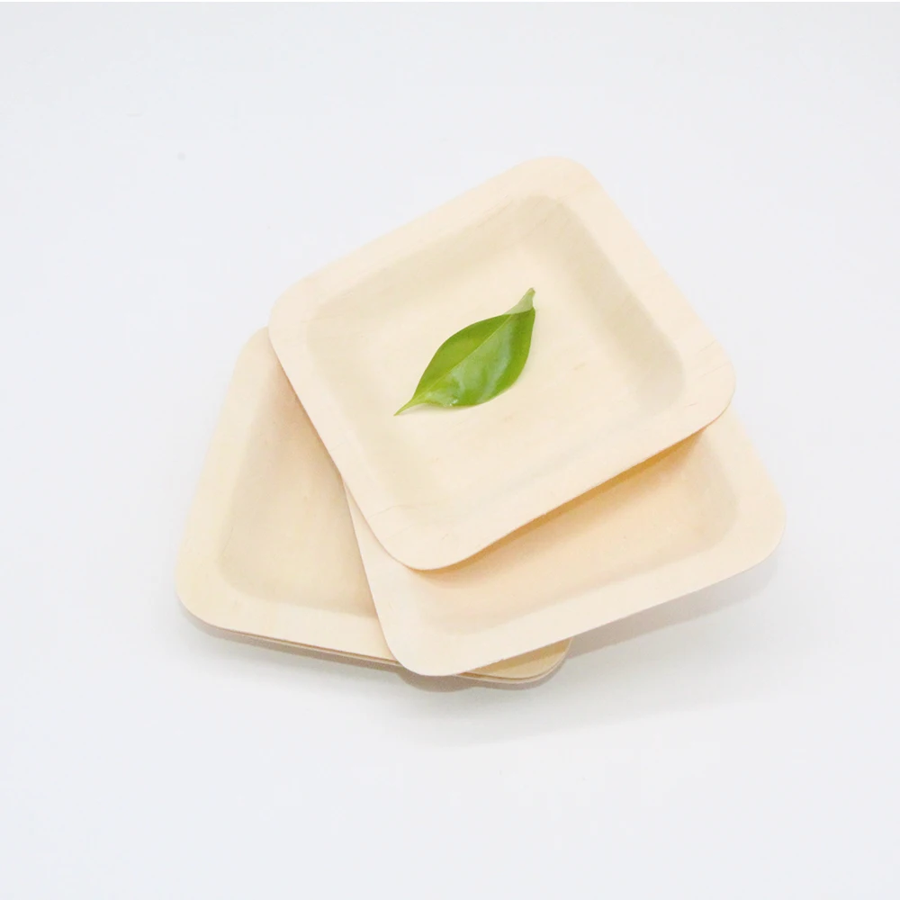 disposable bamboo wooden mini tableware