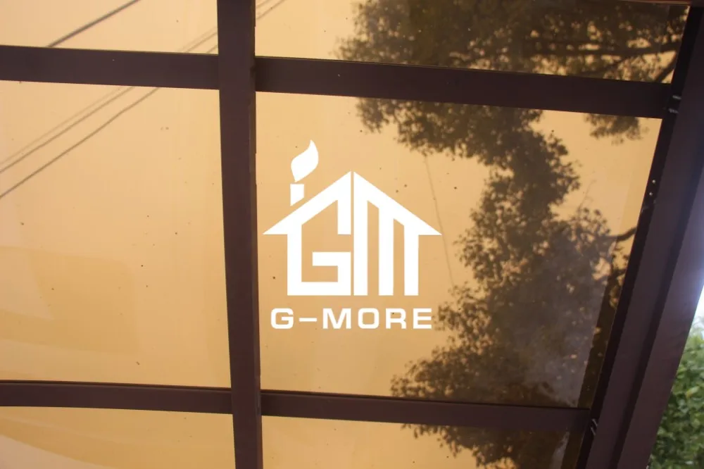 G-MORE Professional Carport Manufacturer, High Grade Easy DIY Elegant Aluminium/Solid PC Home Car port/ Car Shed