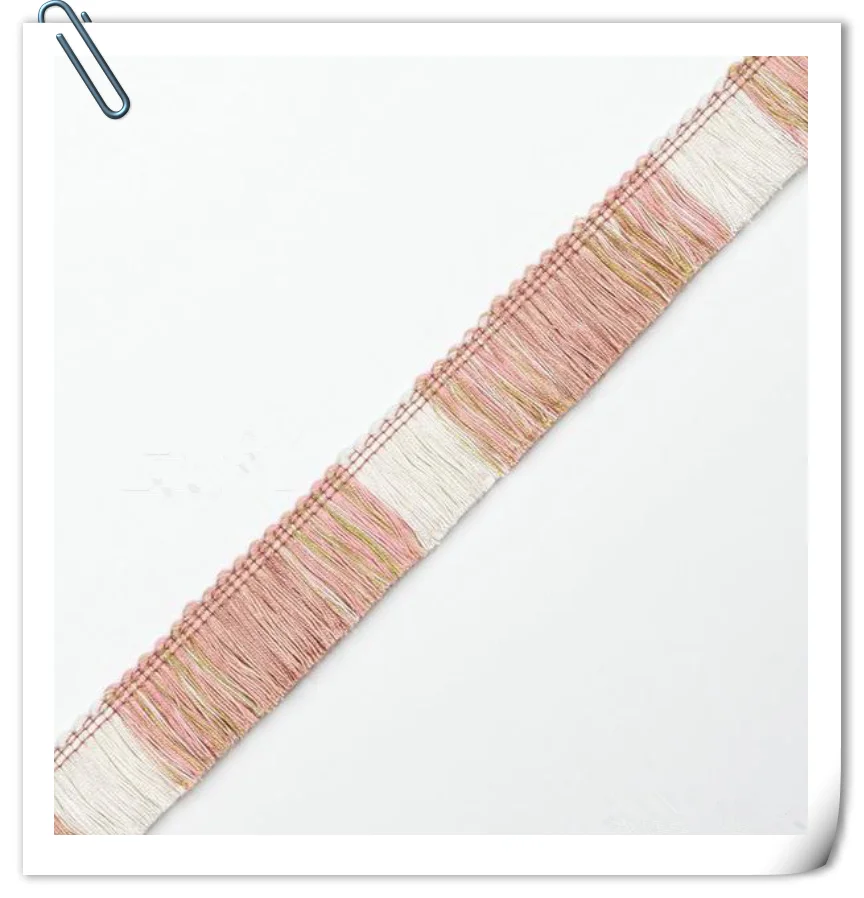 Decorative Rayon Brush Trim Fringe Used For Pillow Fringe