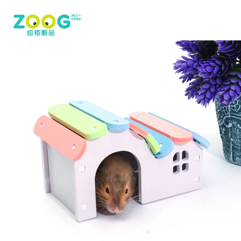 Wholesale  PVC foam board hamster cage house Guinea pig hedgehog  nest