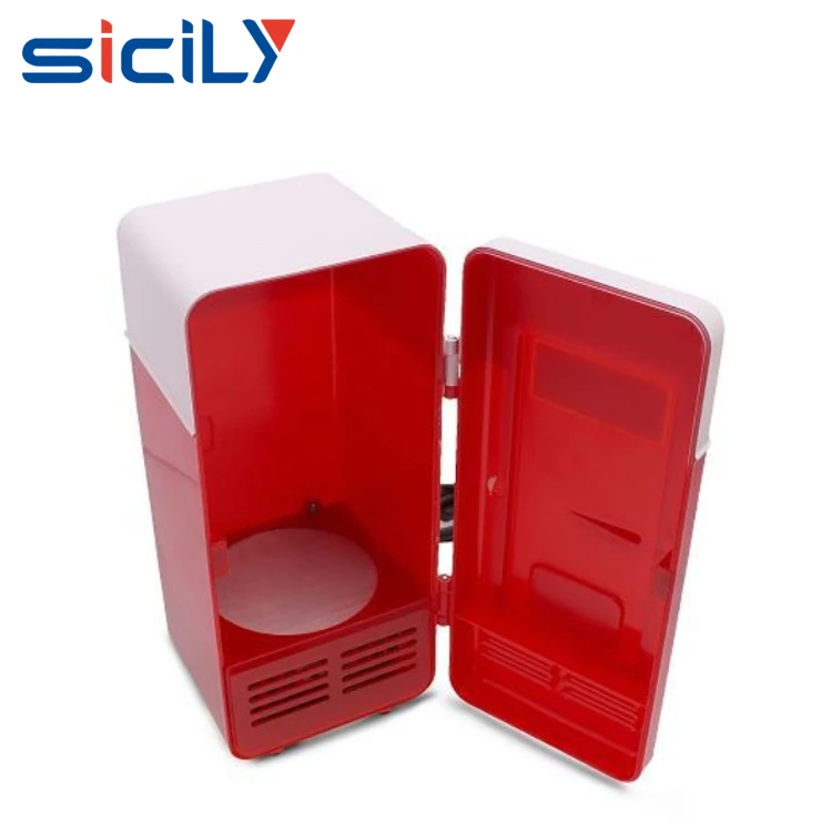 China Novelty Promotional Gifts USB Freezer Refrigerator ,Beverage Drink Cans USB Cooler ,Portable USB Mini Cooling Fridge