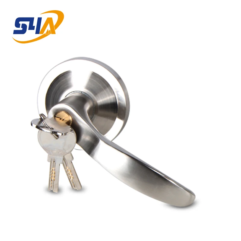 Entry Levers Wave Style with Keys