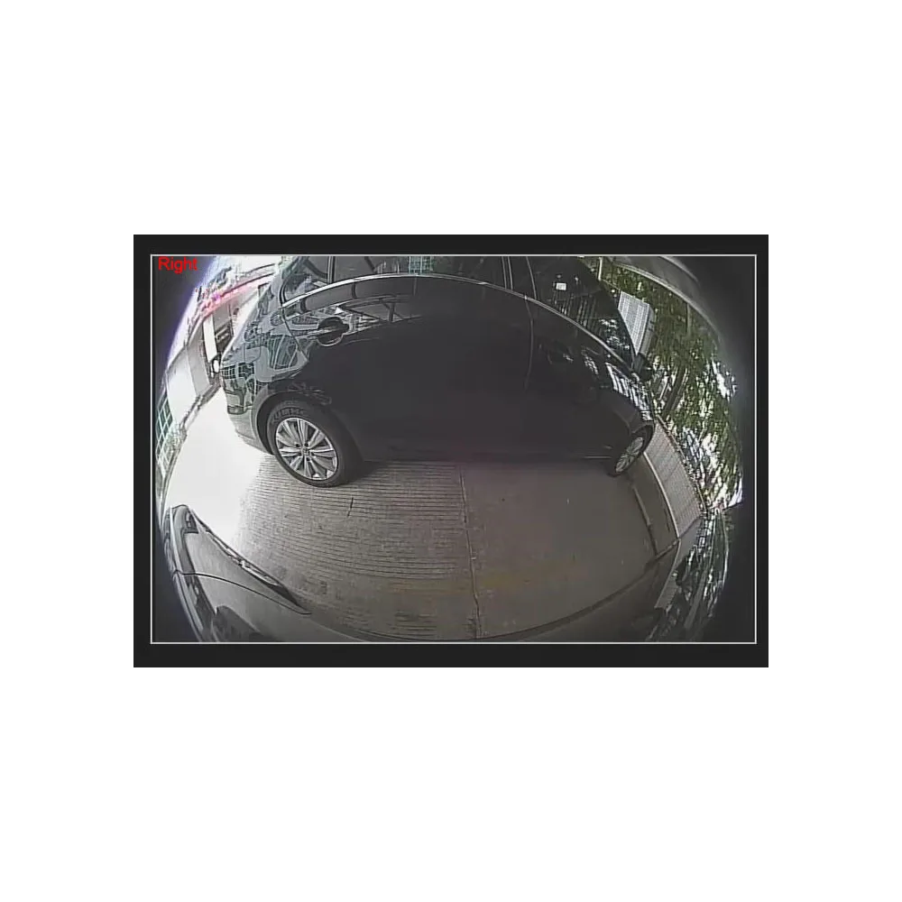 360 градусов bird eye view камеры автомобиля вокруг зрения системы мониторинга с 4 камер