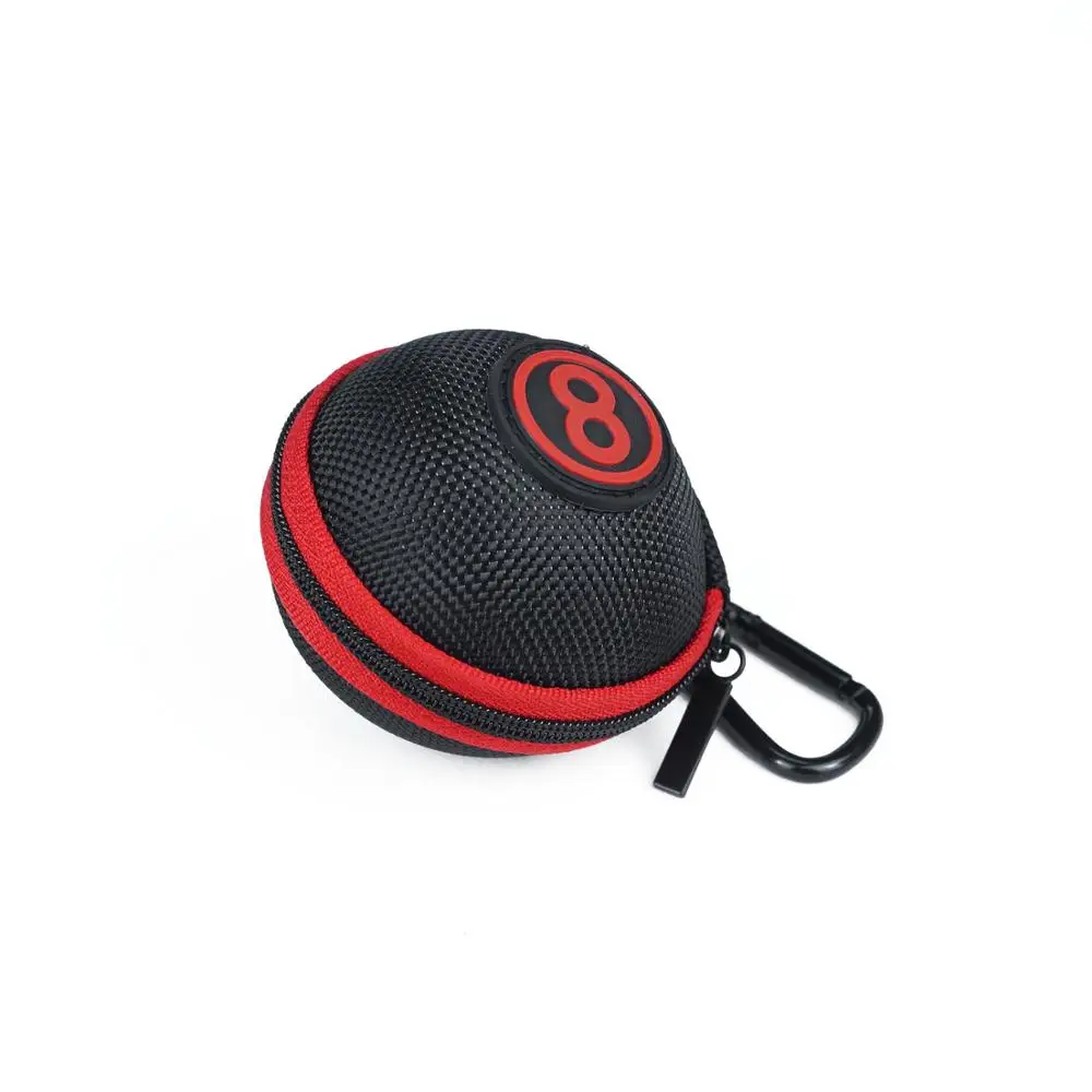 
China Factory Supply best seller Billiard Ball Bag Carrying Case, Cue Ball Case Clip-on Portable 