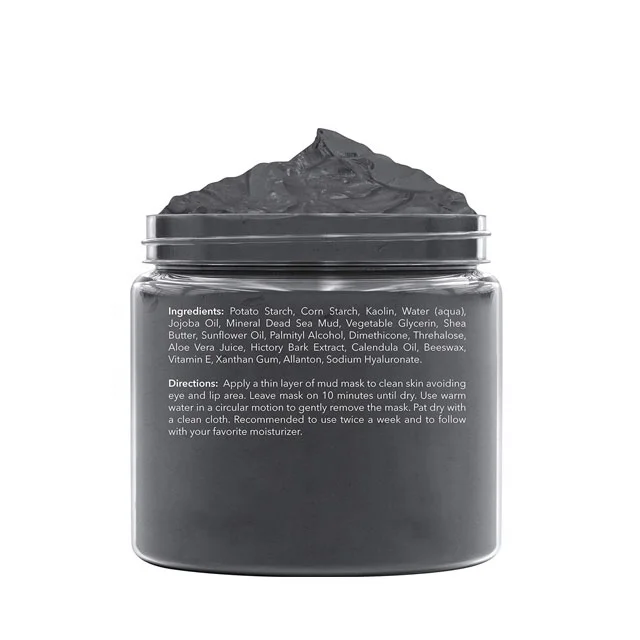 Hot Selling Face Care Anti Ance Shrink Pores Dead Sea Mud Face Mask
