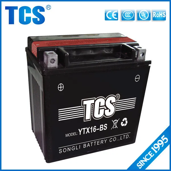 12 В аккумулятор для мотоциклов модель YTX16-BS аккумулятор для мотоциклов