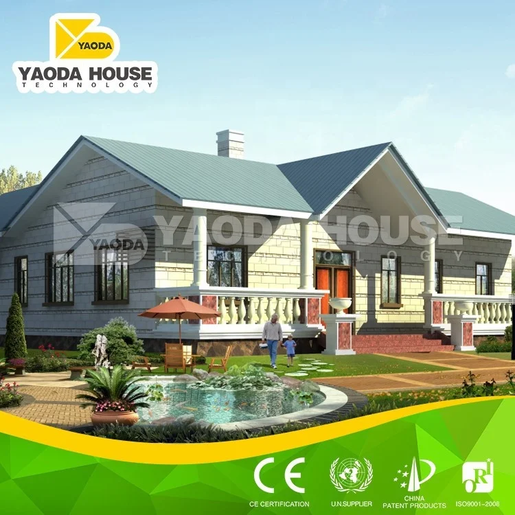 Beautiful model villa design chinese prefabricated house