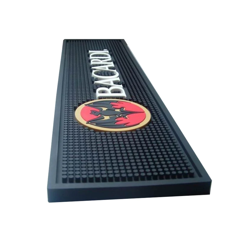 
2019 BACARDI Customized Rubber Bar Mat Beer PVC Bar Mat Promotion 
