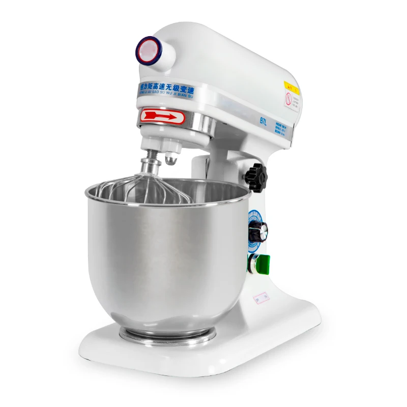 7L planetary mixer milk mixing stand mixer commercial countertop mixer
