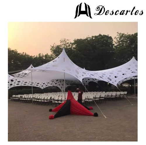 10x20m White Outdoor Big Hole Stretch Wedding Tent for 150 Seater