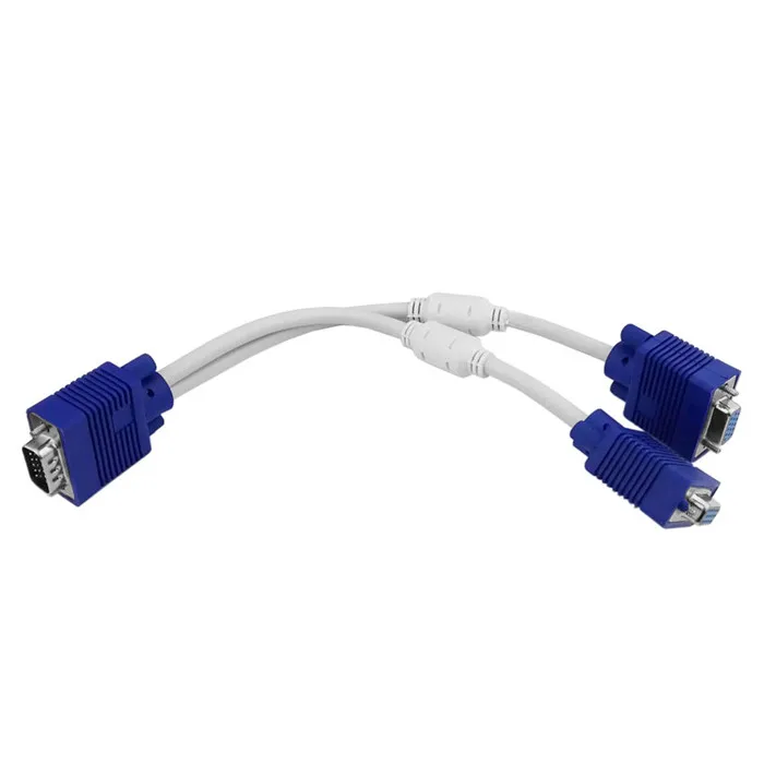 Male to female vga splitter 1 input 2 output for computer