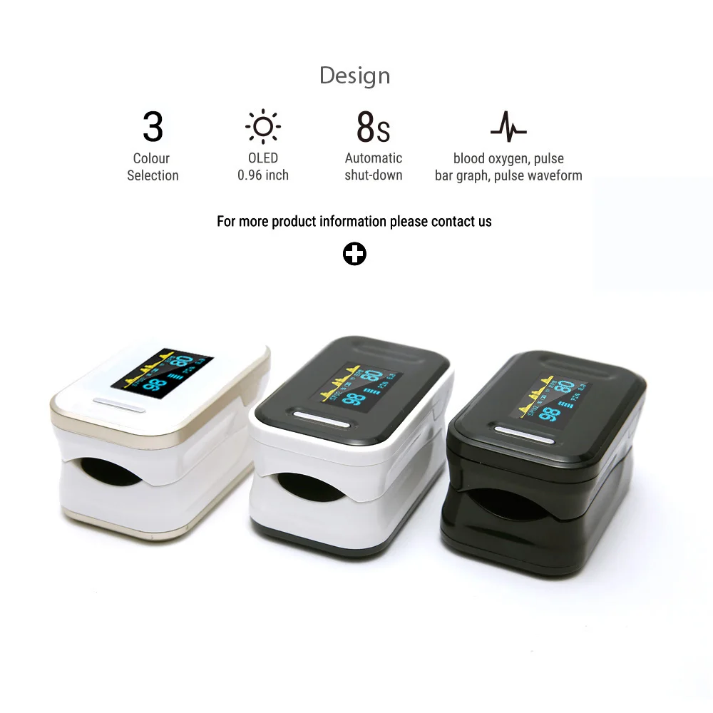 OLED blood fingertip oximeter digital CE ISO approved pulse oximeter