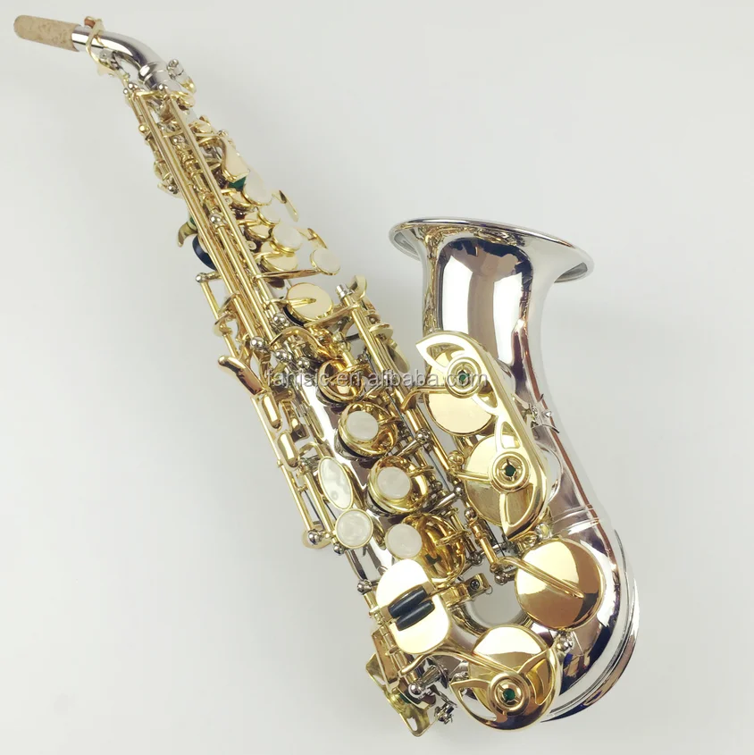 Высококачественный изогнутый саксофон сопрано с никелем, Лидер продаж