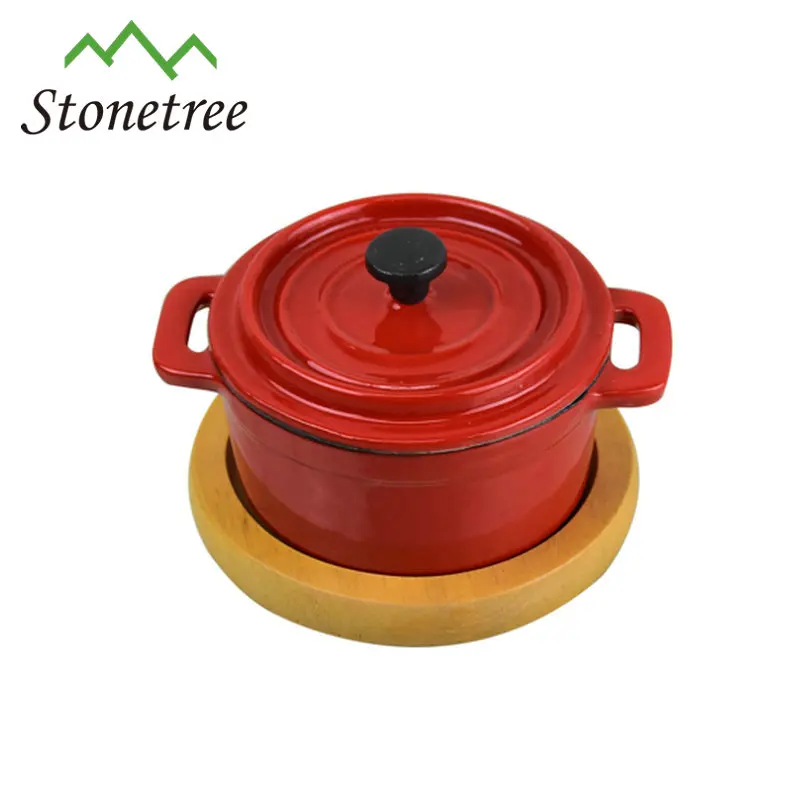 Эмаль чугунная голландская печь/Кастрюля/мини-кастрюля с подгонянный цвет