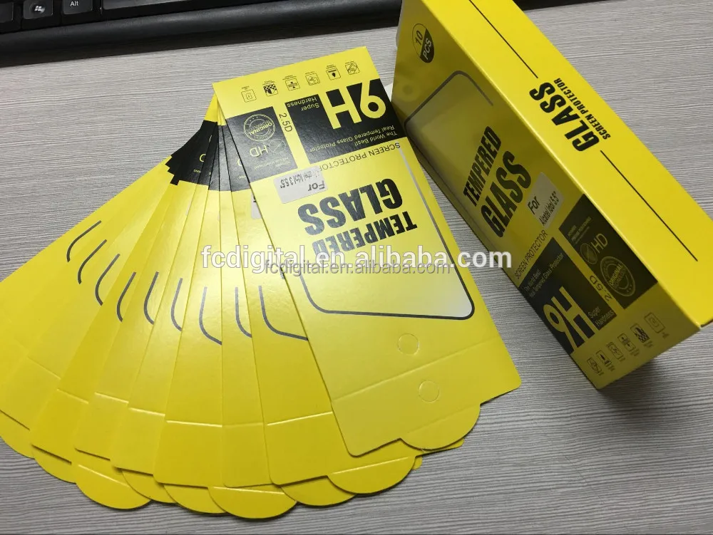 Retail Package Paper Packing For Tempered Glass Screen Protector (Only Package Not include Tempered Glass)