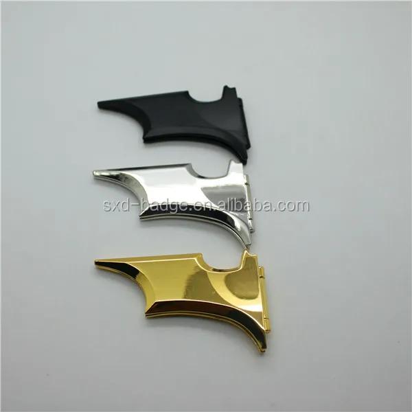 The Batarang Folding Money Clip-Black Satin with black box