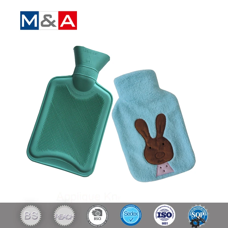 ISO Certificate Fast Delivery knitted hot water bottle rubber