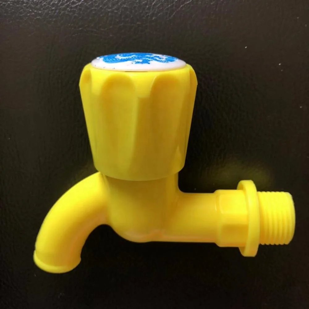 factory supplier plastic bibcock tap in pp material with ceramic valve in different color   (BD-58 )