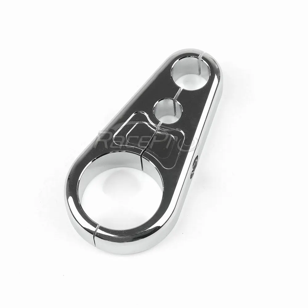1 Inch Frame Handlebar Dual Throttle Line Brake Clutch Cable Clamp Clip Holder For Harley Davidson