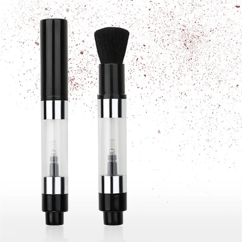Makeup refillable powder brush for cosmetic tools