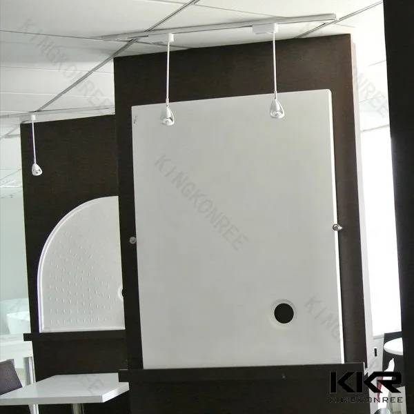 
Artificial Acrylic Stone bac de douche /Resin Composite Shower Tray 