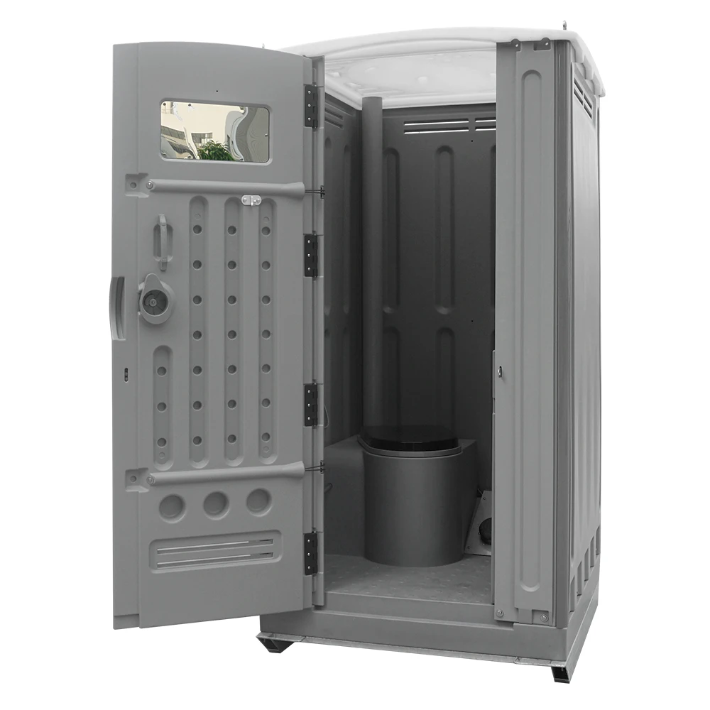 Australia market metal base toilet portable mobile plastic toilet used for rent