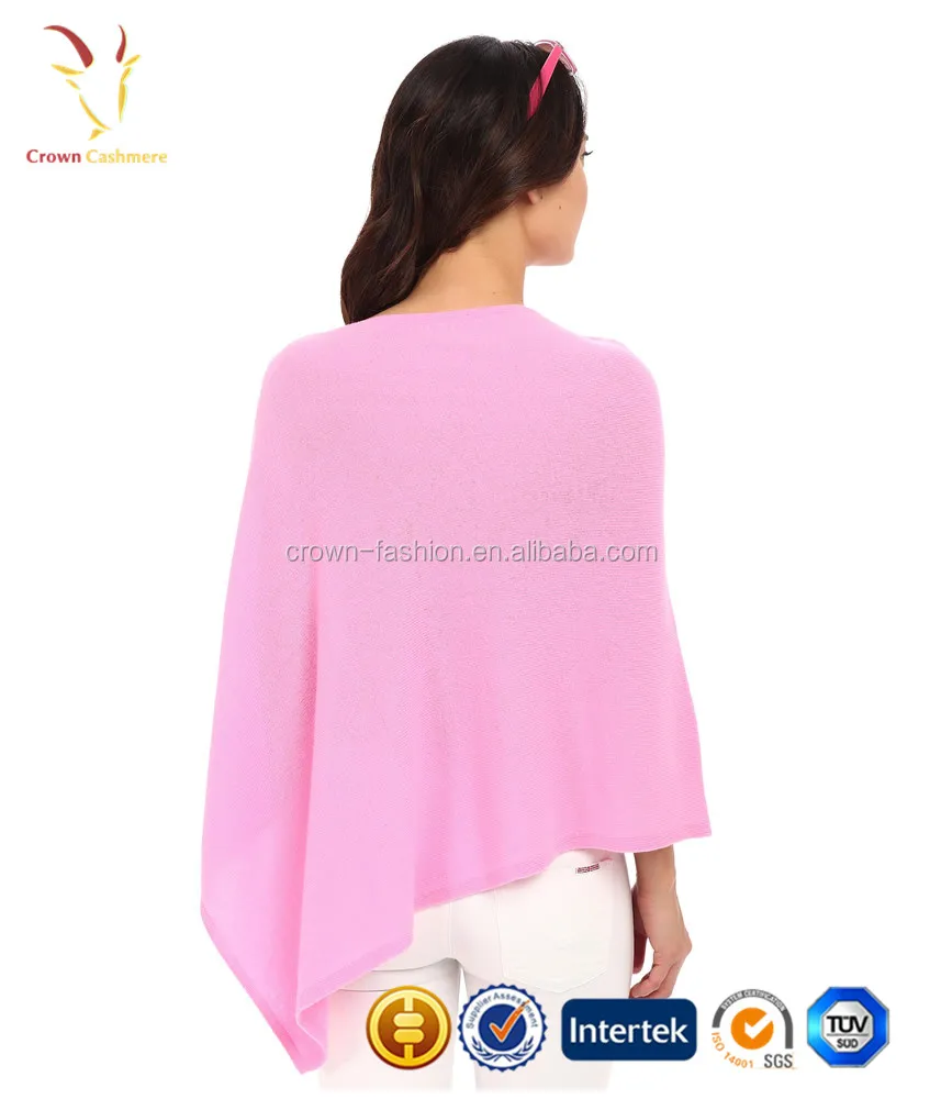 Cashmere Designer Poncho Sweater For Women