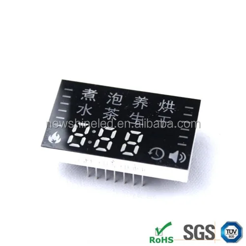 Wholesale Custom RGB Color 7 Segment LED Display Digital Signage customized led 7 segment display for Temperature Instruments