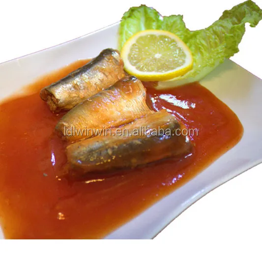 Canned Mackerel Sardine fish in Tomato Sauce 155G and 425g
