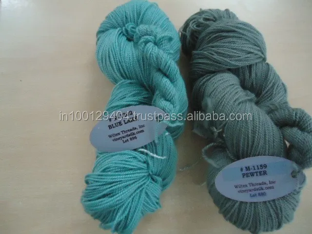 Пряжа из шелка и