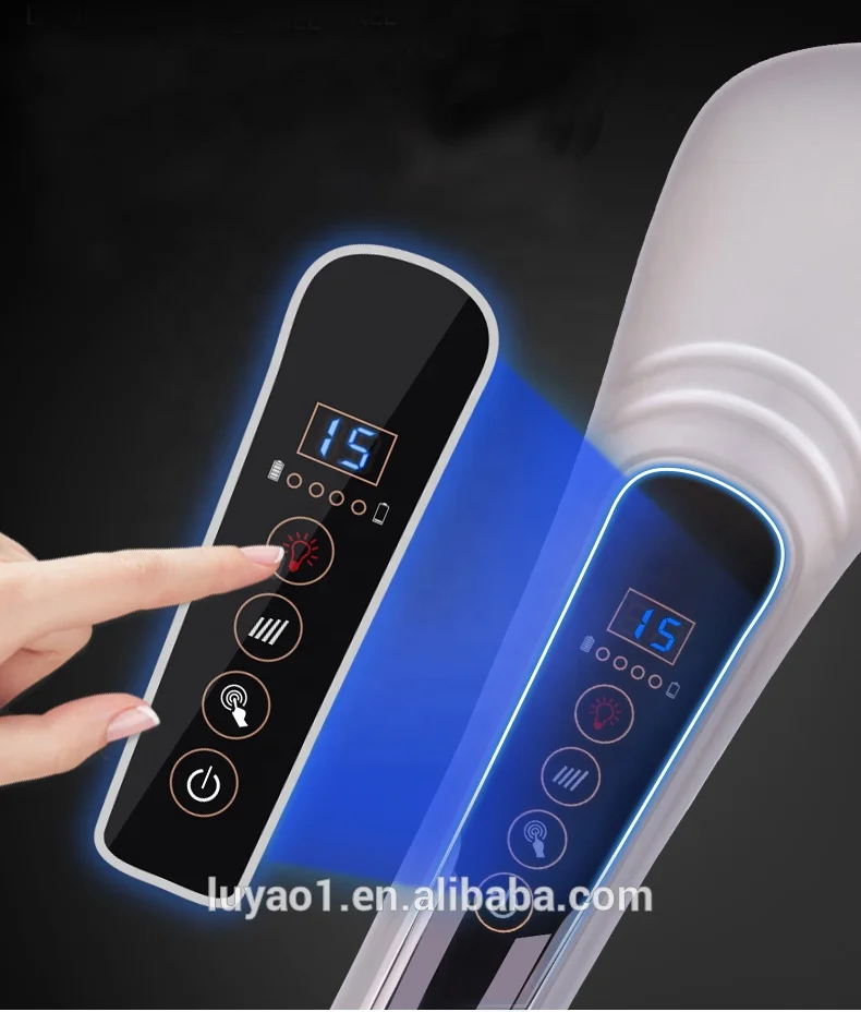 Rechargeable cordless handheld infrared percussion body massager vibration massage hammer LY-653A