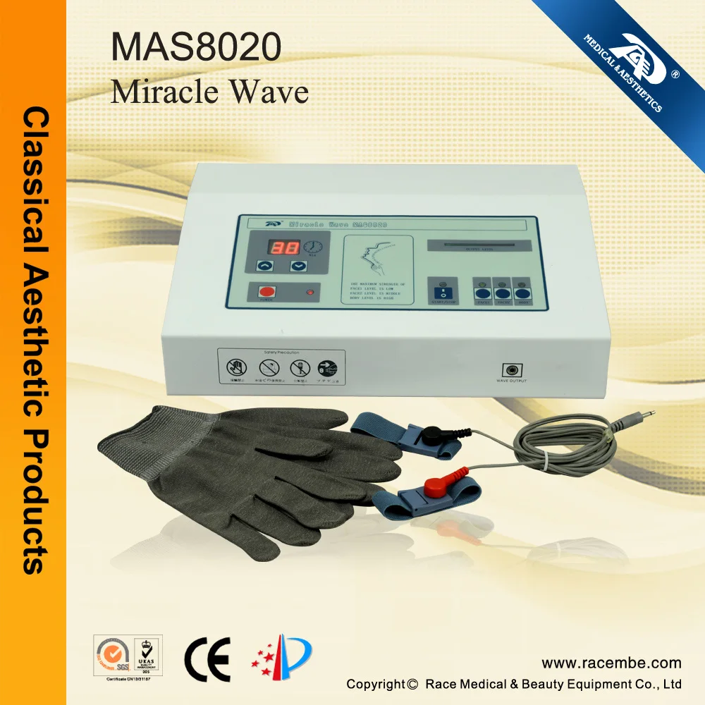 MAS8020 microcurrent face lift machine with 2 magic beauty machine