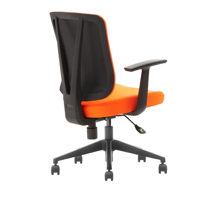 Modern Fabric Office Chair Adjustable Headrest and Swivel Feature for Heavy Duty Use up to 150kgs Staff Task Chair