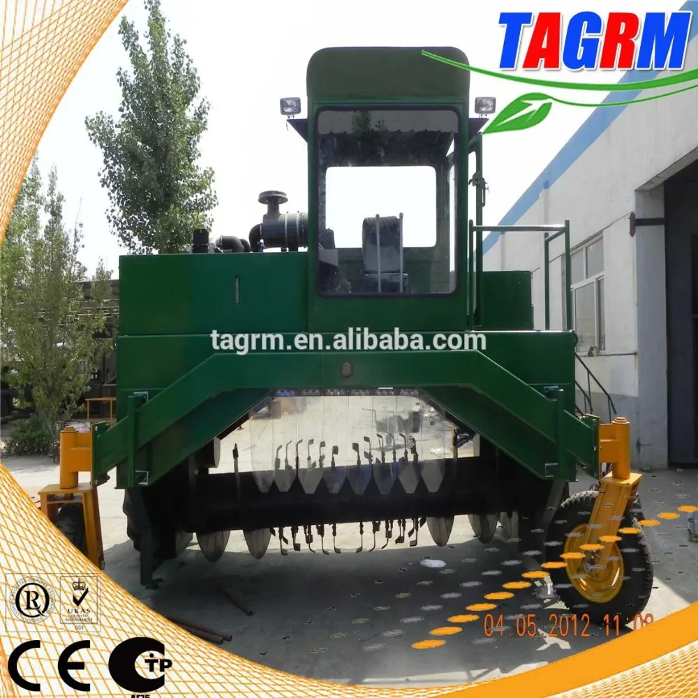 компост аэратор / переработка и компостирования оборудование / компост удобрений делая машину