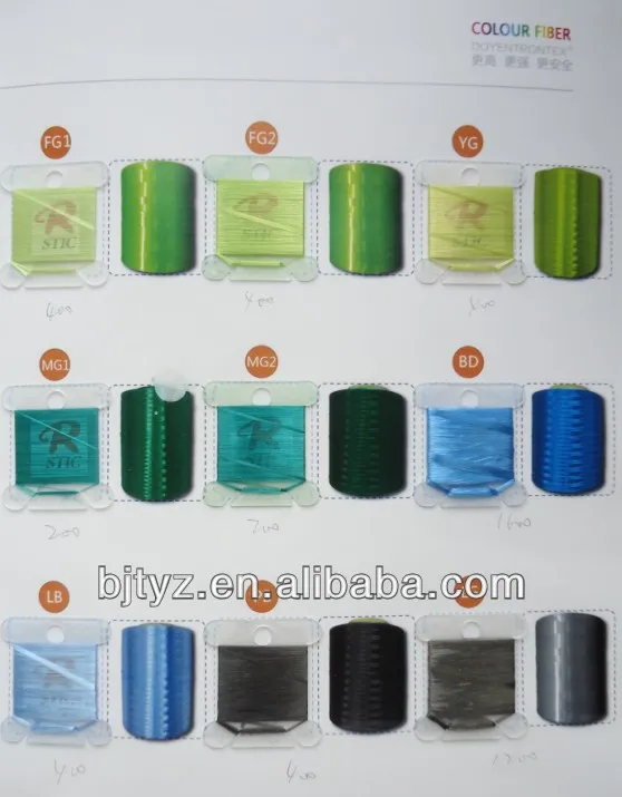 Материалы лески UHMWPE (50D, 150D, 200D, 400D и т. д.)