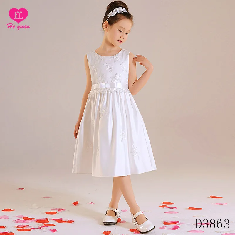 D3863 новое платье для первого причастия девочек свадебное с