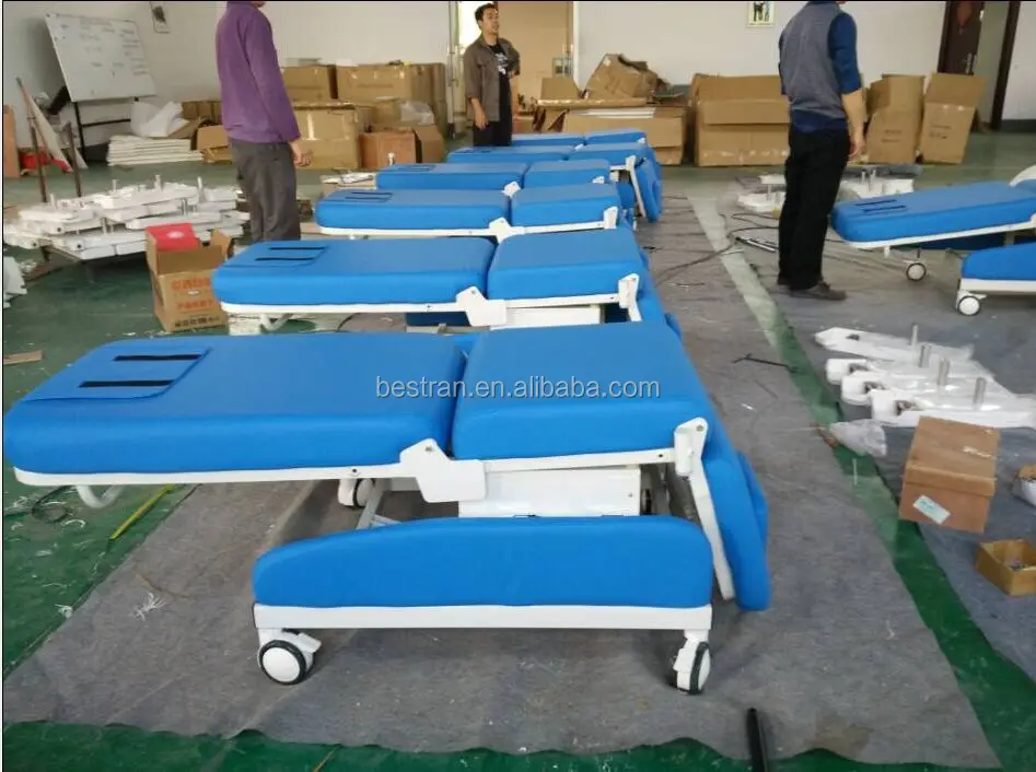 BT-DY004 Cheap hospital manual patient treatment dialysis chair hemodialysis chair blood donor collection chair price