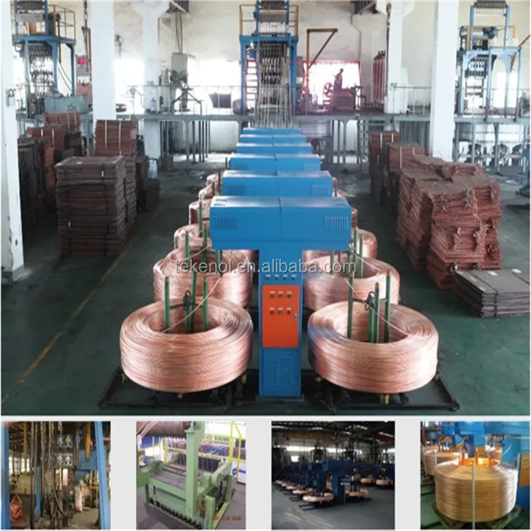 2017 медный прут вверх, машина непрерывного литья