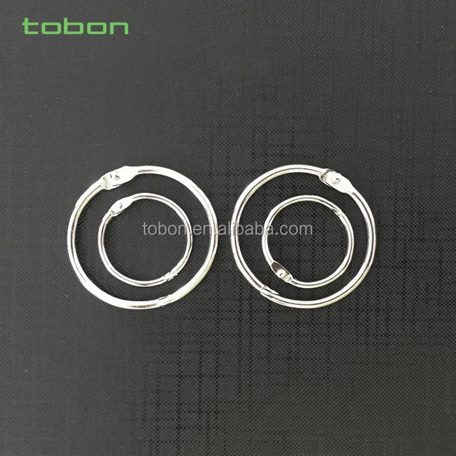 school card ring 20mm to 80mm different size nickel book ring book binding ring