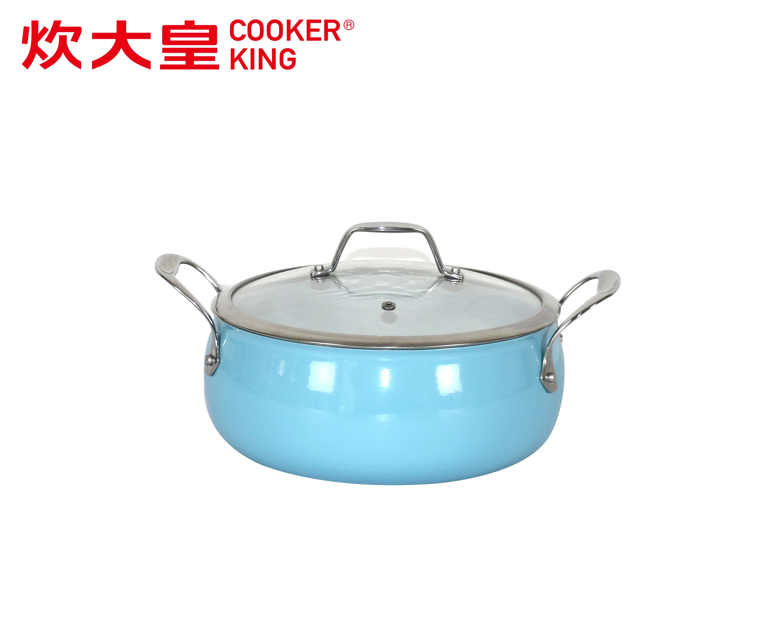 
BIG GIRL pressed aluminium non-stick cookware set 