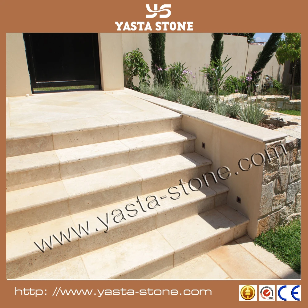 Antique flooring color beige travertine marble price