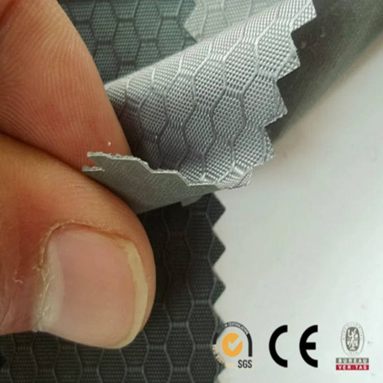 210d waterproof  jacquard honeycomb oxford fabric for bags