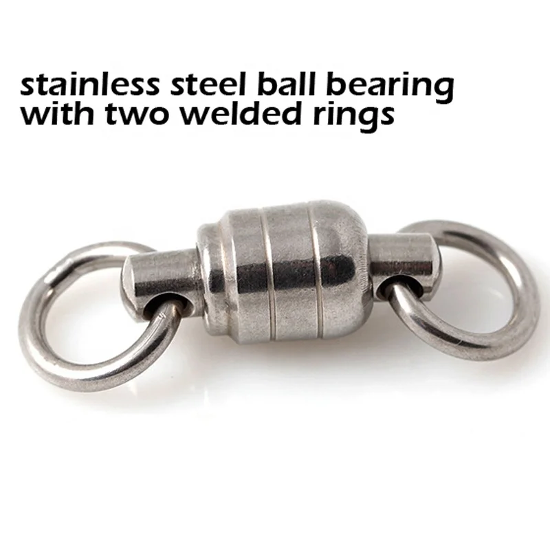 Stainless steel Heavy Duty ball bearing fishing swivel