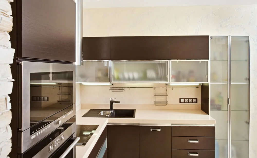 2021 Hangzhou Vermont Aluminium Kitchen Cabinet Simple Design Price Of Kitchen In China