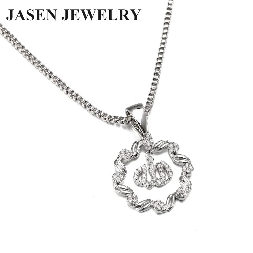 Sterling silver brand jewelry muslim gold pendant gold charms pendants brand jewelry